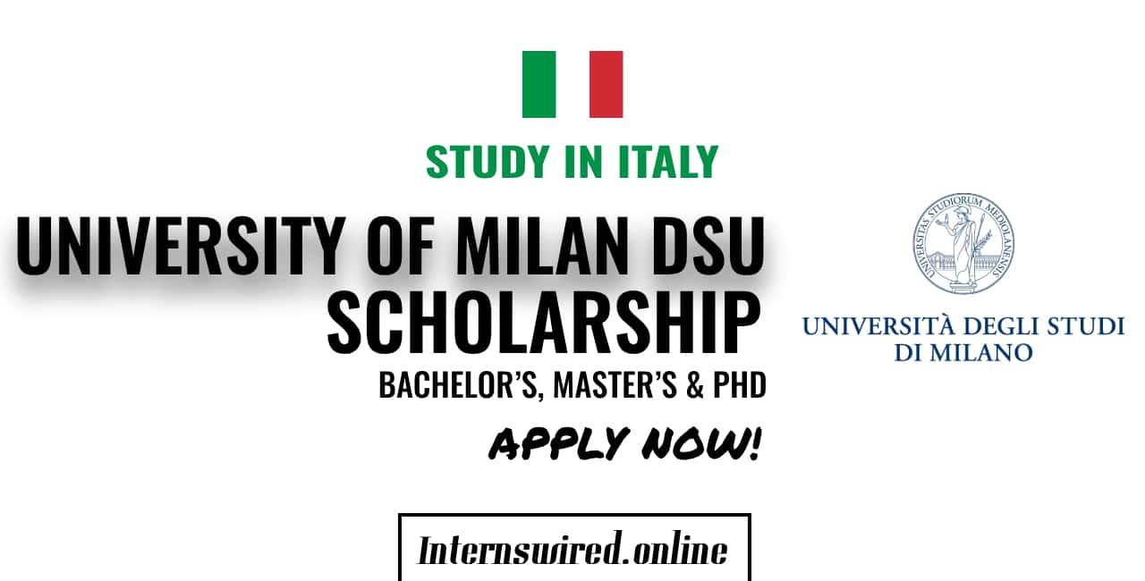 University of Milan DSU Scholarship